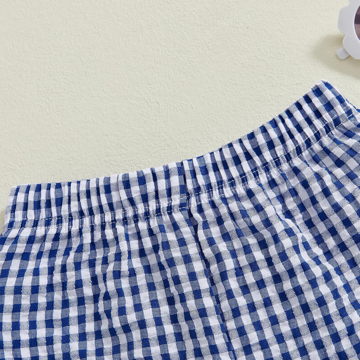 Kutterild - Cute Ruffled Plaid Bloomers for Toddler Girls - Elastic Waist Soft Fabric