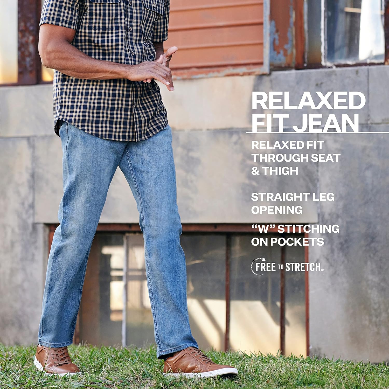 Comfortable Unisex Fit 5-Pocket Jeans