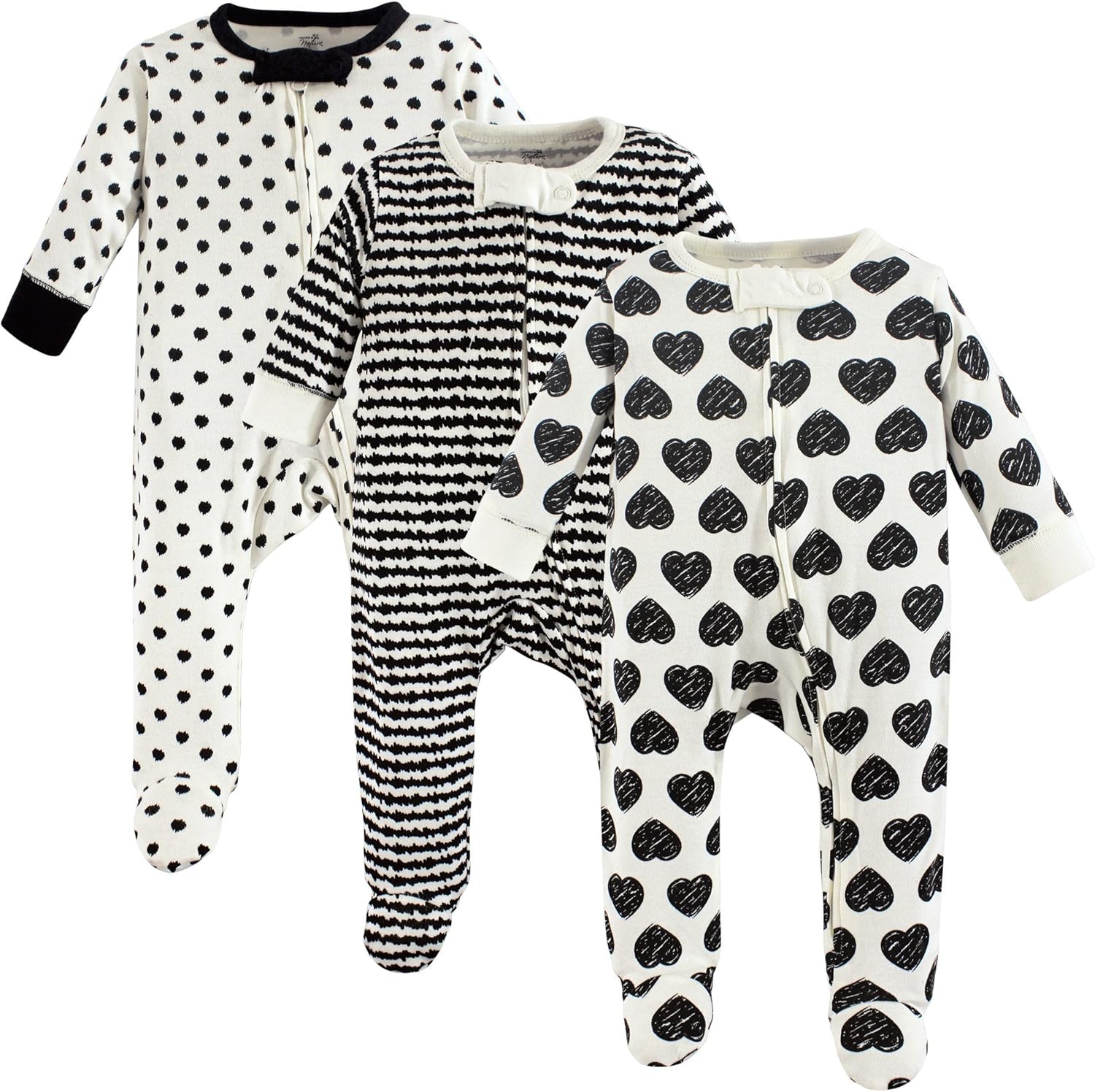 Touched by Nature Baby Girls Organic Cotton Sleep and Play