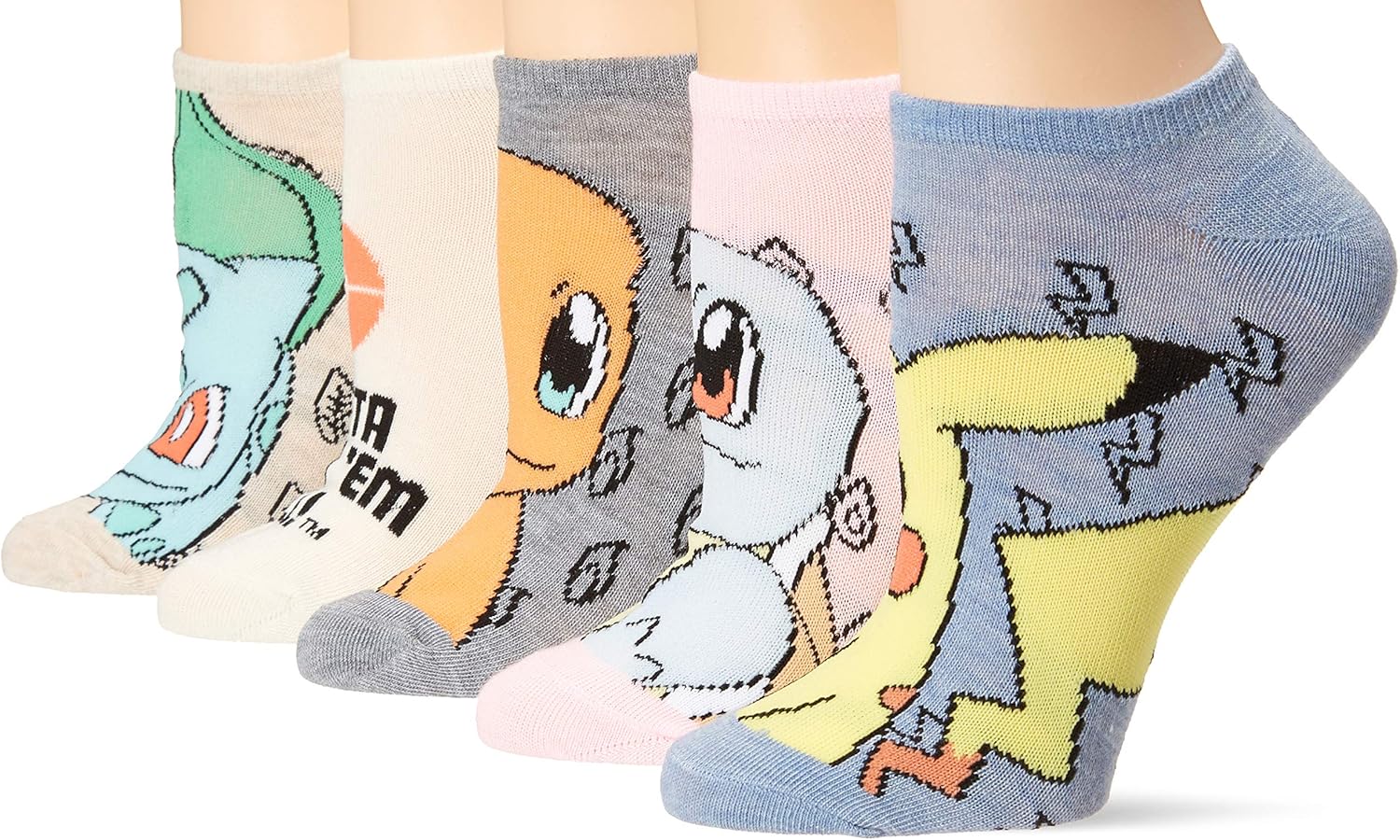 Pokmon Boys 5-Piece No-Show Socks Set