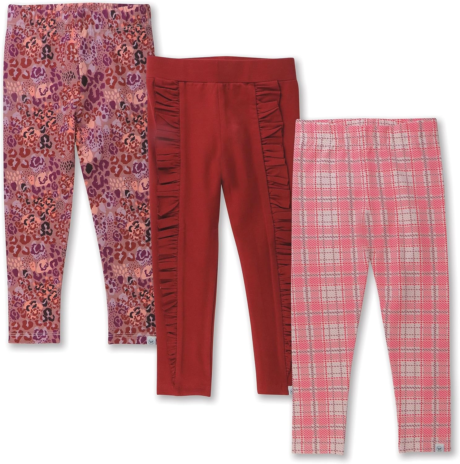 HonestBaby 3-Piece Organic Cotton Leggings for BabyGirls