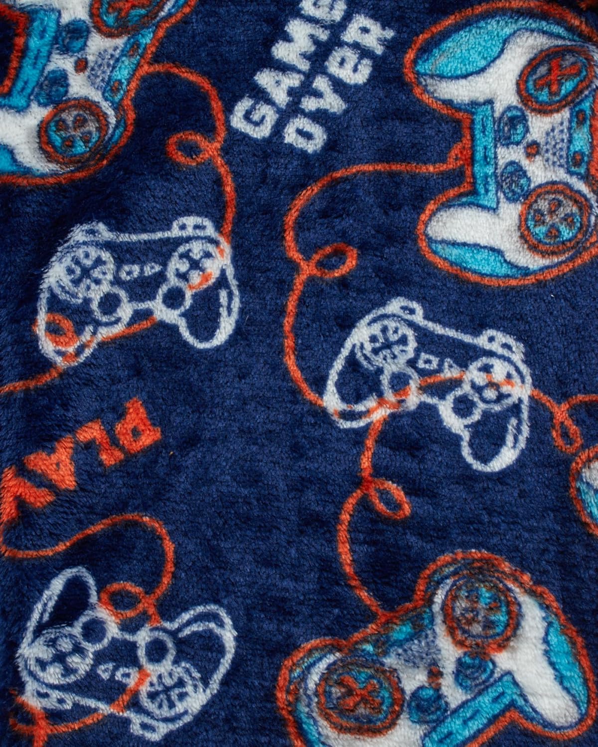 Boys Plush Fleece One-Piece Pajamas with 3D Character Hood