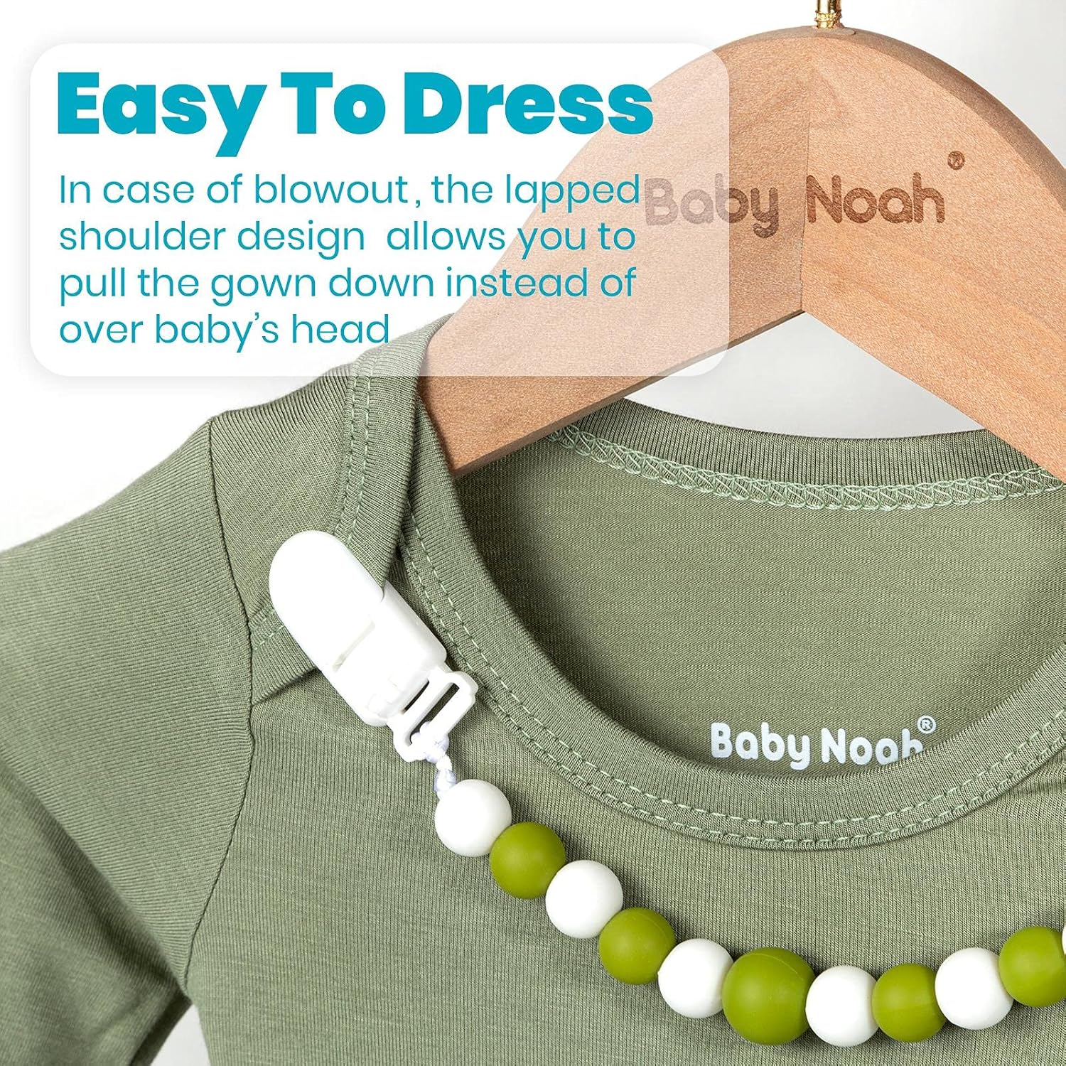 Baby Noah Knotted Gown Newborn Baby Set