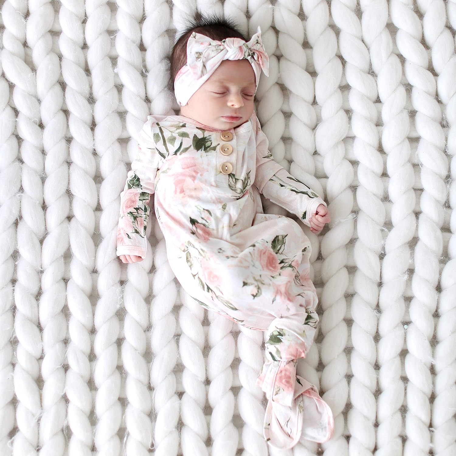 Posh Peanut Knotted Baby Gowns