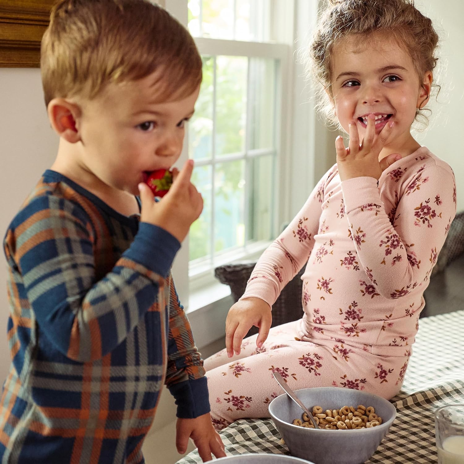 Soft Style Hacci Pajamas for Babies Toddlers