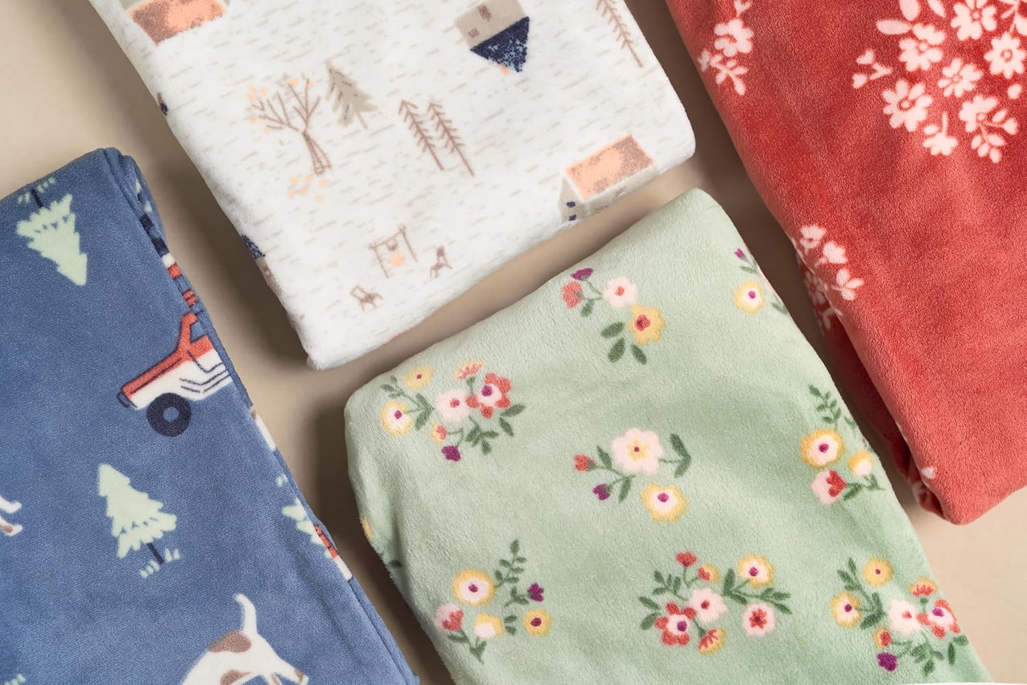 Modern Moments by Gerber Baby Bunny Fleece Blanket Sleeper - Comfortable Cozy